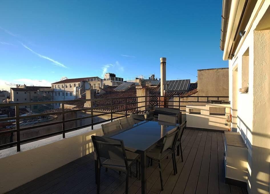 Superbe Grande Terrasse Vue Notre Dame Marseille